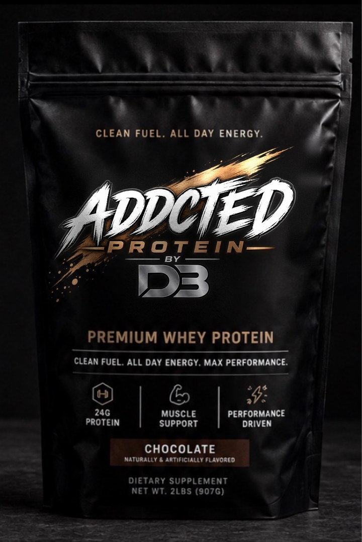 ADDCTED Protein by DB Chocolate pouch